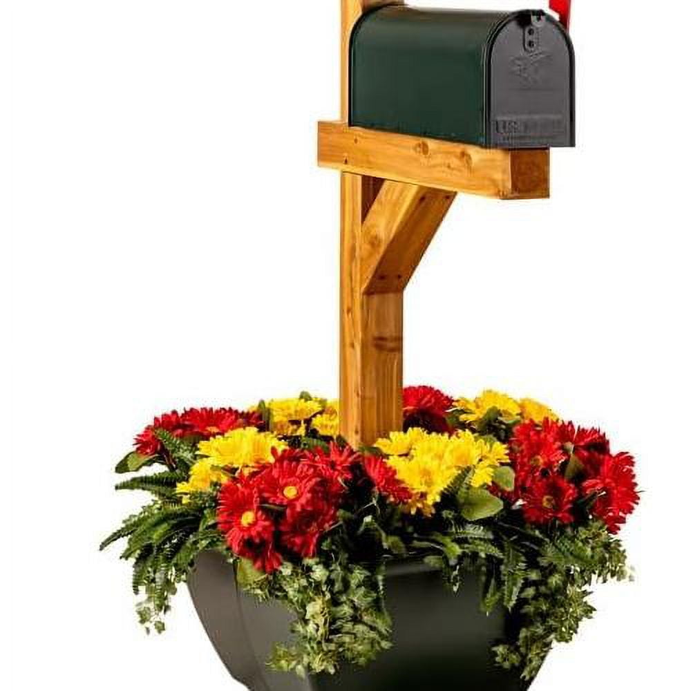 Mailbox Planter Box Resin Planter Extra Large Flower Wraps For A Deck