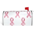 thumbnail image 1 of Mailbox Sleeve Reusable Waterproof Arc Opening With Soft Magnetic Strip Easy To Install Uv Protection 21x18 In Classic Pink Ribbon Pattern, 1 of 8