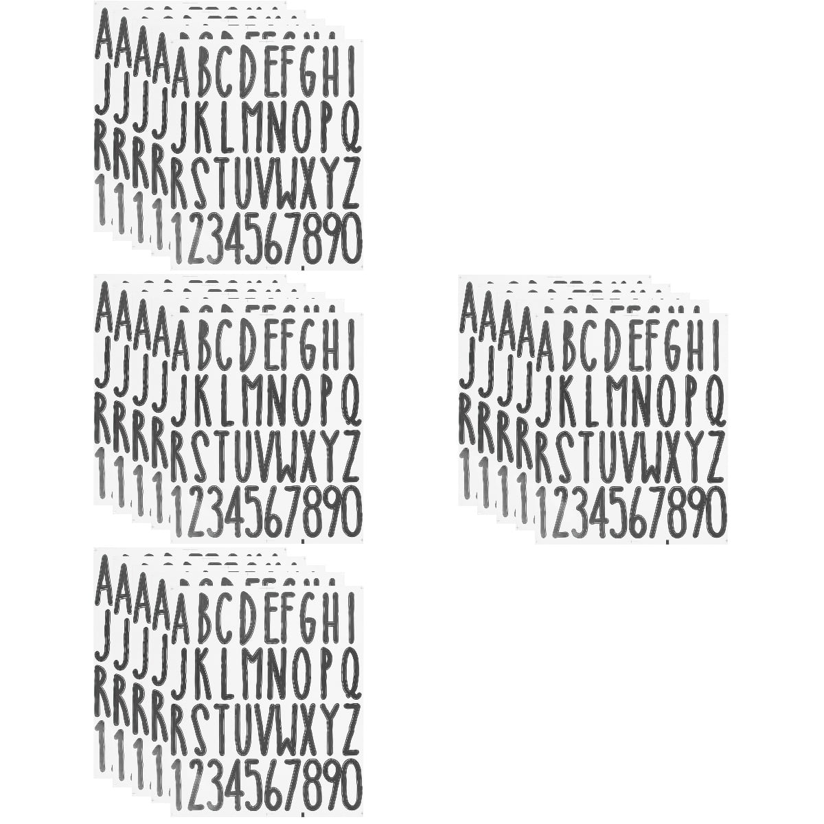 Mailbox Stickers PVC Letter Decals Letters and Numbers Decor House