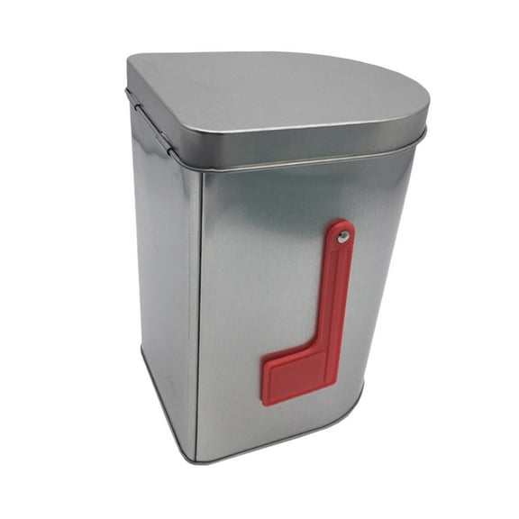 Mailbox Tinplate Mini Mail Box Christmas Storage Unique Vintage Design for Kids Holiday Exchange