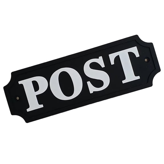 Mailbox Wall Labels Letterboxes Sign Plaques Name Badg Plastic POST Sign Mailbox Decorations for Home Office Enduring