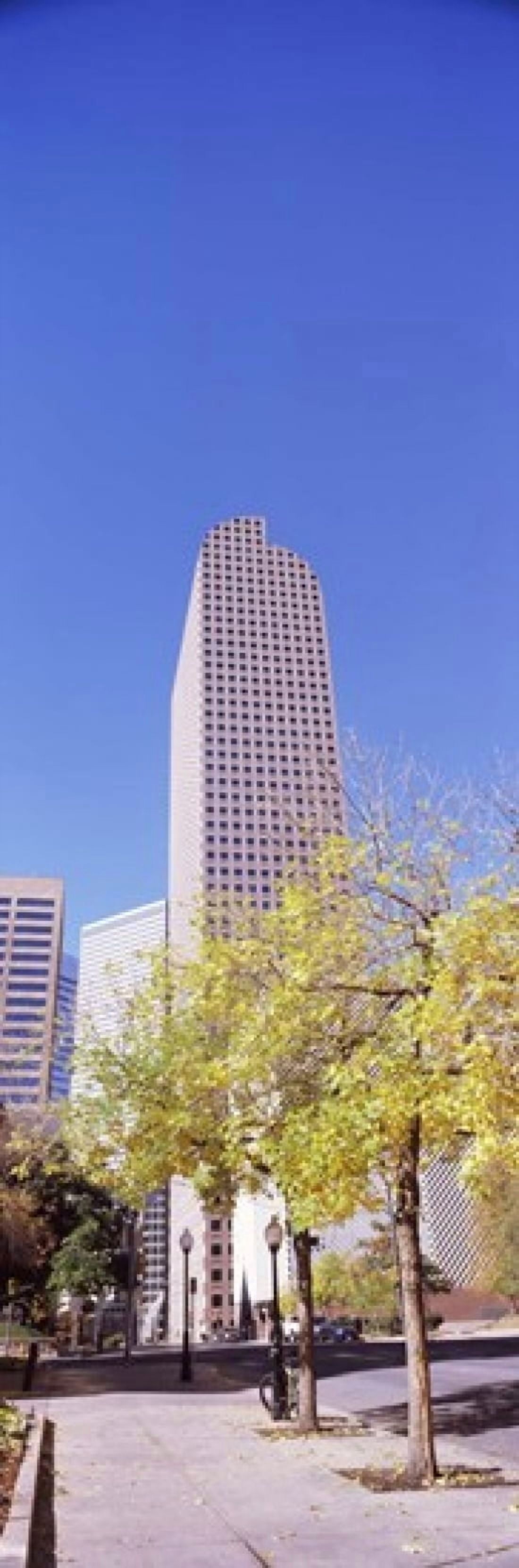 Mailbox building in a city Wells Fargo Center Denver Colorado USA Canvas Art - Panoramic Images (36 x 12)