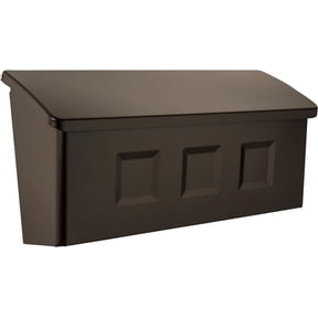 Mailbox-to-Go White Steel Post-Mount Mailbox with Post, Medium Weather-Resistant Metal Mail Box for Residential Outdoor Use, USPS Approved Curbside Delivery
