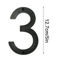 thumbnail image 1 of Mailboxes 5 Inch Modern Metal House Numbers Door Number House Address Letters and Numbers for Outside Signs, 1 of 9
