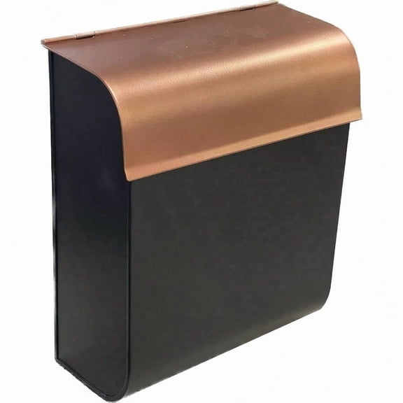 Mailboxes For Outside Wall Mount 12 X 4.5 X 10 Inch Black Mailbox For Door Waterproof Mailbox Wall Mount The Dominion Mailbox