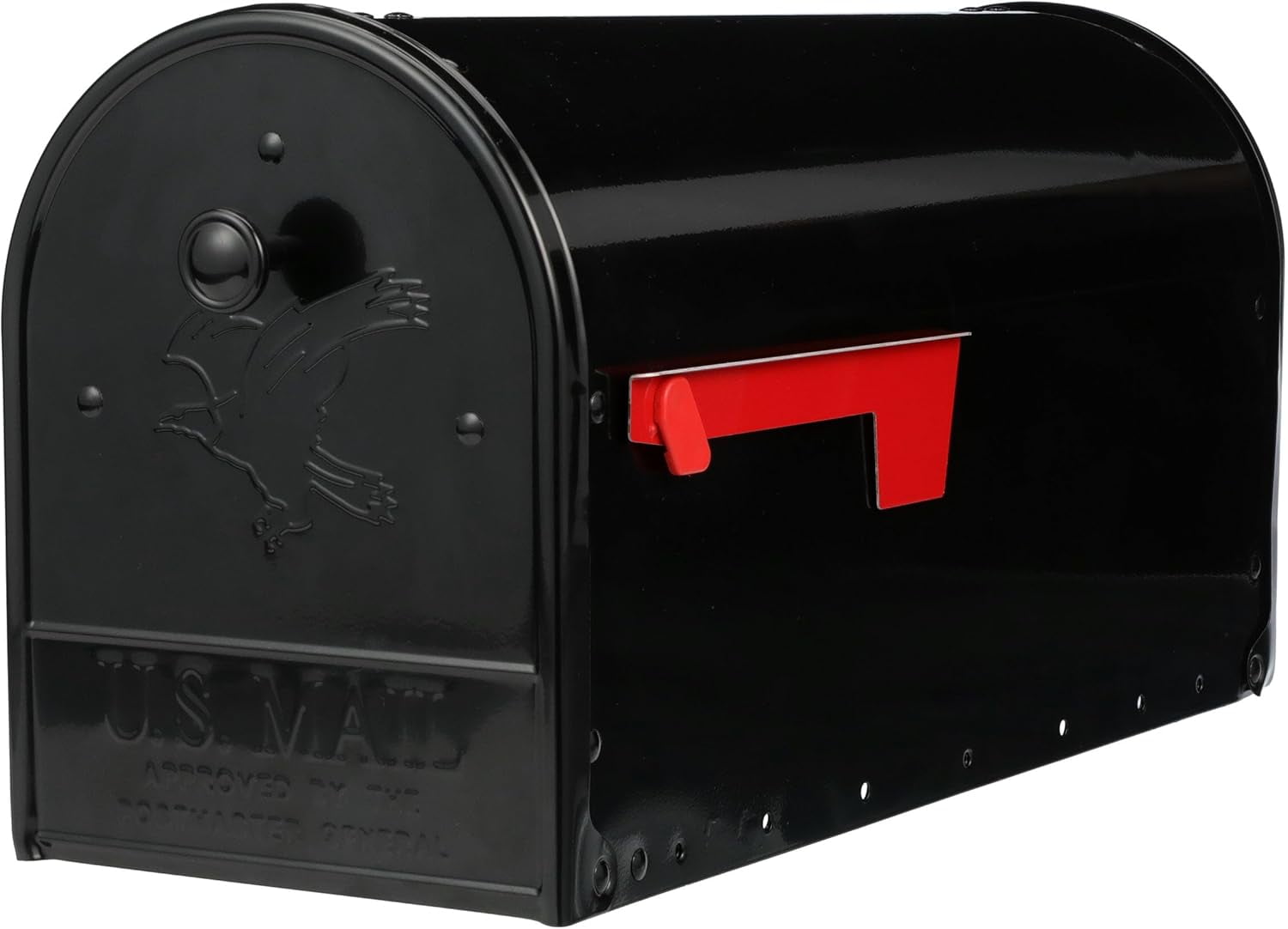 Mailboxes Outback Double Door, Large Capacity Mailbox, Black