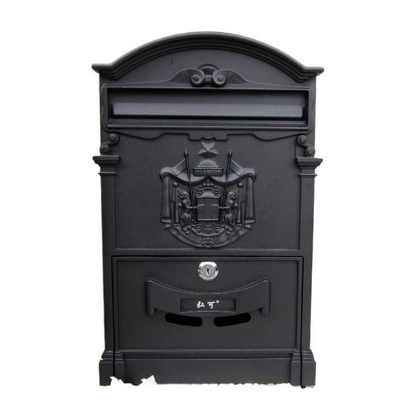 Mailboxes for Homes Wall Mailbox Wall Mount Large Capacity Lockable Mailbox Vintage Metal Mailbox