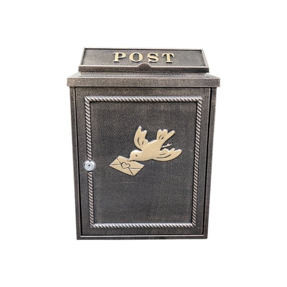 Mailboxes for Homes Wall Street Post Lock Mailbox For Letters, Outer Mail Box, Wall Mount, Balcony