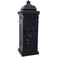 thumbnail image 1 of Mailboxs Mailboxes Residential The Court Large-Capacity Letter Box, Garden Floor Safety Mailbox, Outdoor Rainproof Postbox Statue ,black, 1 of 14