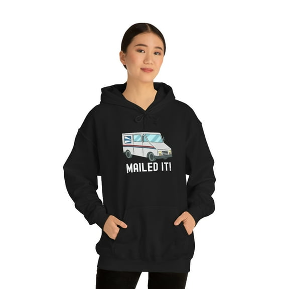 Mailed It Truck Postal Worker Hoodie