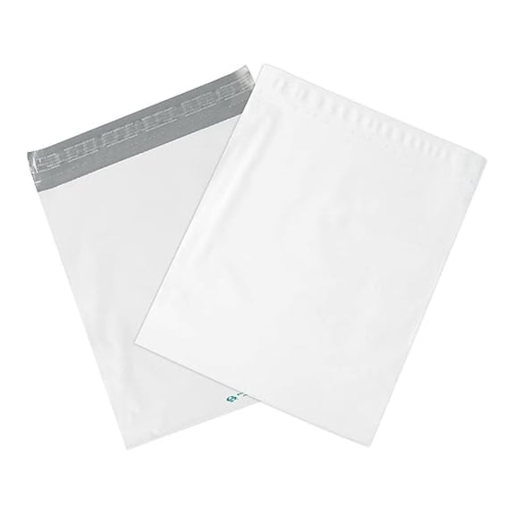 Mailer Envelopes, 20' x 24' x 4', White, Self-Seal with Tear Strip, Gusseted, Waterproof and Puncture Resistant, for Shipping Bulky Items, Books and Catalogs, Pack of 100