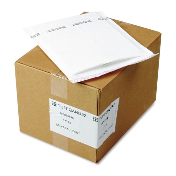 Mailer,Self-Seal,8-1/2 x 12in,White,PK25 SEALED AIR 37713