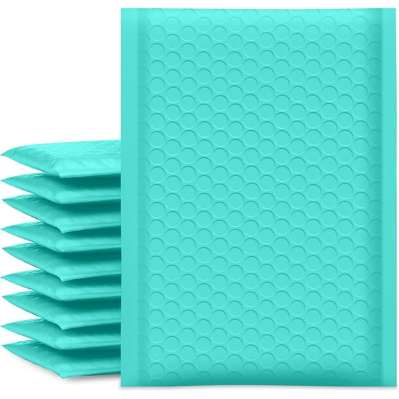 Mailers 6x10 Inch Teal 25  Usable Size 6x9" Padded Envelopes Small Business Mailing Packages Opaque Self Seal   Boutique  Bag for   Supplies #0