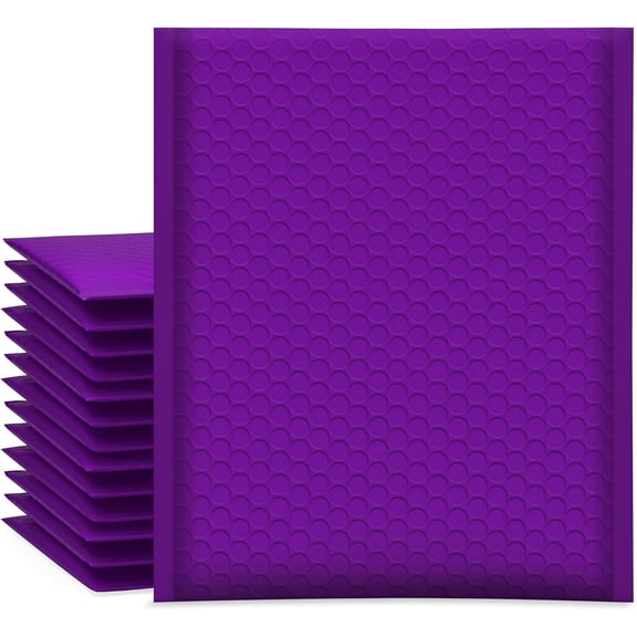 Mailers 7.25x12 Inch Purple 25 Usable Size 7.25x11 Padded Envelopes Small Business Opaque Packaging Self Seal Boutique Bags for Supplies #1