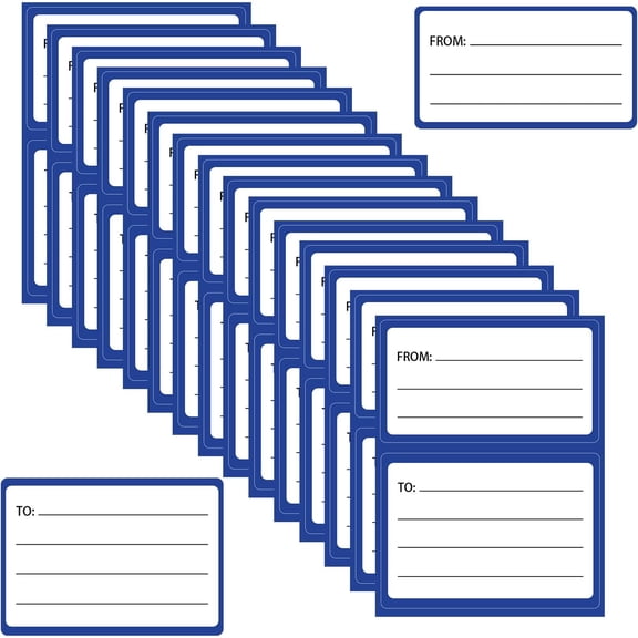 Mailing Labels for Packages 60 Pcs to from Return Address Labels for Envelopes 4.5x3.5Inch Blank Self Adhesive Shipping Label Handwriting to/from Mail Label Stickers Address Tags