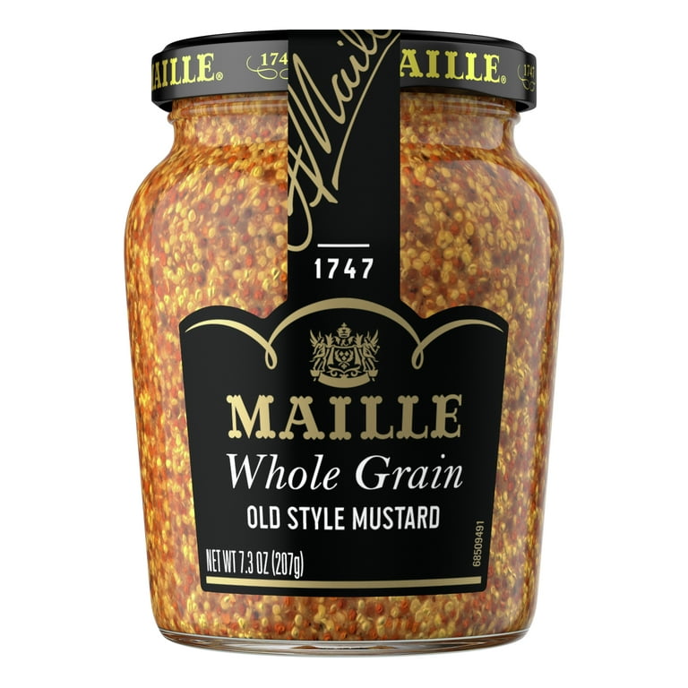 Maille Old Style Whole Grain Dijon Mustard, 7.3 oz Jar