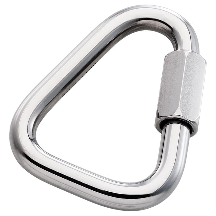 Maillon Rapide Delta Plated Quick Link 8mm (5/16") - PPE Packaging - Unit Pack