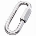 thumbnail image 1 of Maillon Rapide Delta Plated Quick Links - Stainless Steel 7mm Bulk Pack of 9/32" Standard Carabiners, 1 of 1