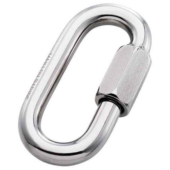 Maillon Rapide Quick Link Std Plated 8mm 5/16" - Standard Pack of Steel Carabiners