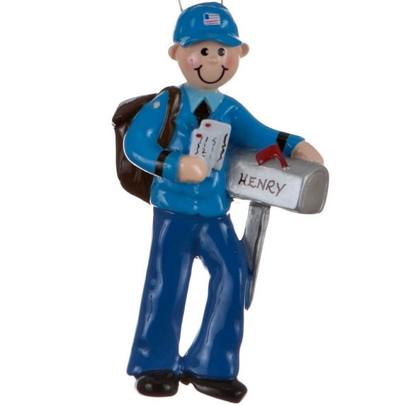 Mailman Personalized Christmas Ornament DO-IT-YOURSELF