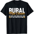 thumbnail image 1 of Mailman Postal Worker Post Office - Rural Mail Carrier T-Shirt men and women can wear, black, white, gifts, 1 of 4