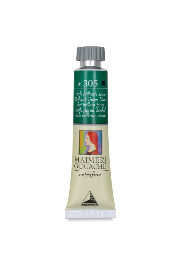 Artist Gouache - Brilliant Green Deep, 20 ml  tube