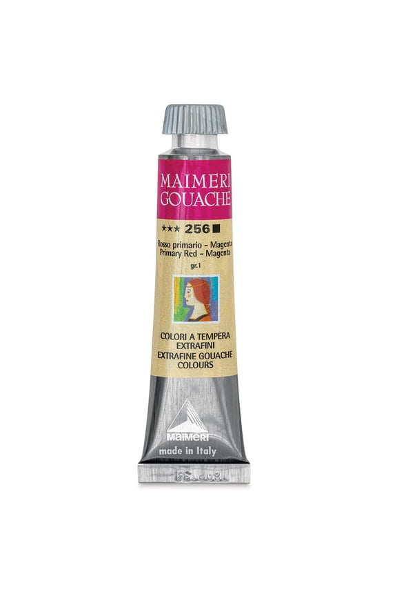 Artist Gouache - Primary Red - Magenta, 20 ml tube
