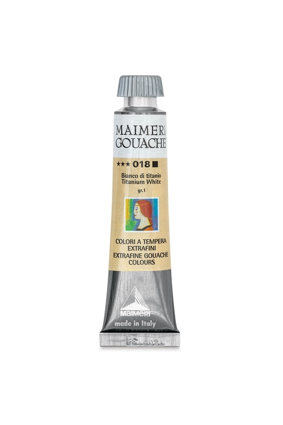 Artist Gouache - Titanium White, 20 ml tube