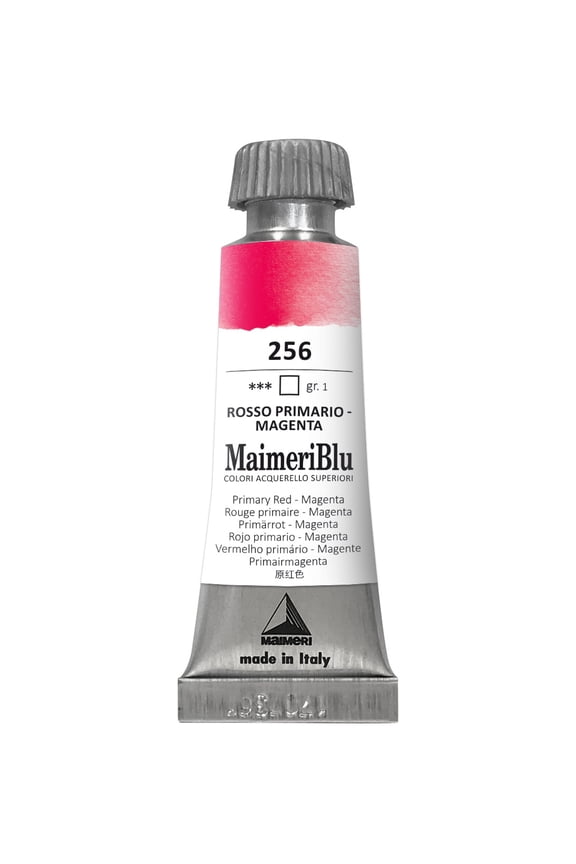 Blu Artist Watercolor - Primary Red Magenta, 12 ml Tube