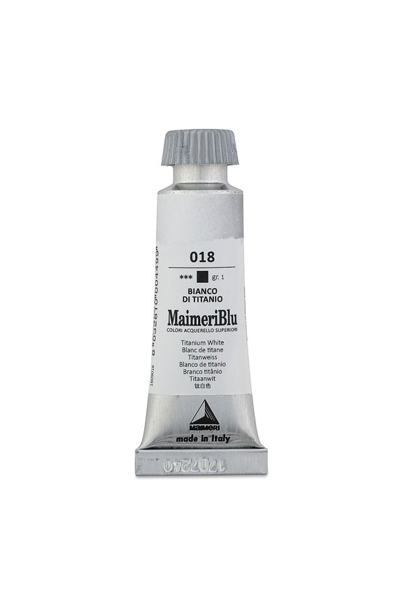 Blu Artist Watercolor - Titanium White, 12 ml Tube