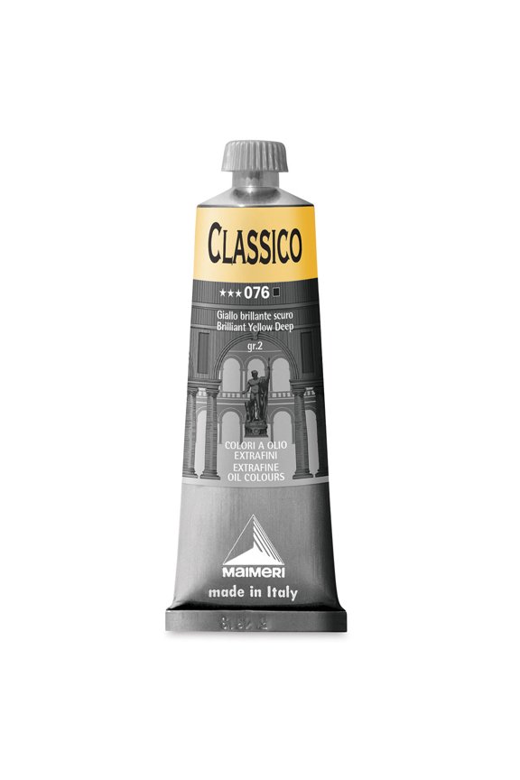 Classico Oil Color - Brilliant Yellow Deep, 60 ml tube