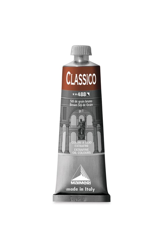 Classico Oil Color - Brown Stil de Grain, 60 ml tube