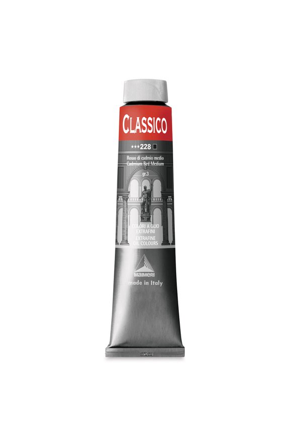 Classico Oil Color - Cadmium Red Medium, 200 ml tube