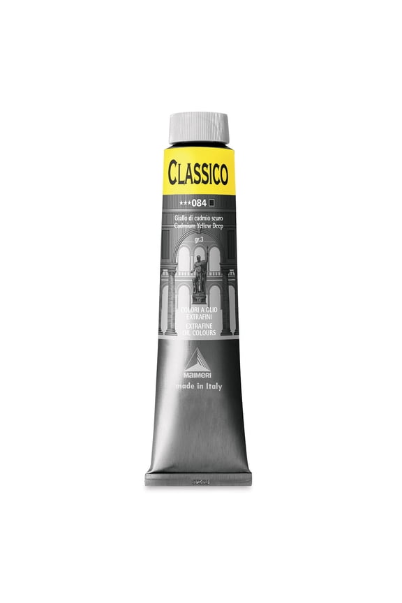 Classico Oil Color - Cadmium Yellow Deep, 200 ml tube