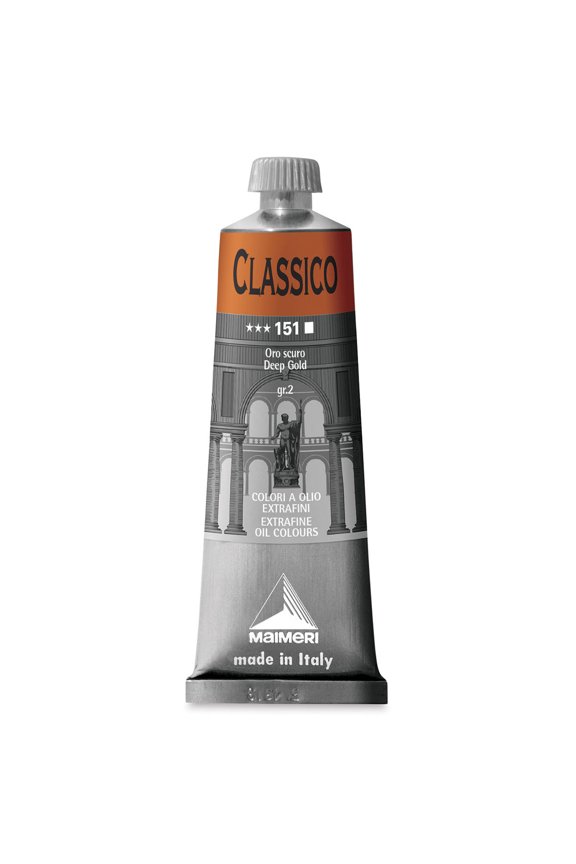 Classico Oil Color - Deep Gold, 60 ml tube
