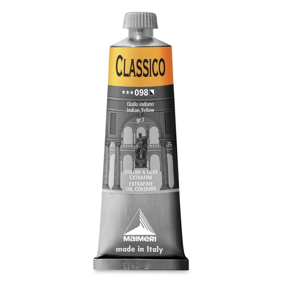 Maimeri Classico Oil Color - Indian Yellow, 60 ml tube