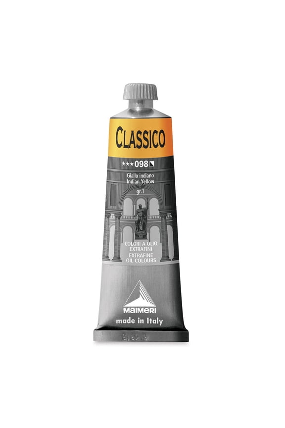 Classico Oil Color - Indian Yellow, 60 ml tube