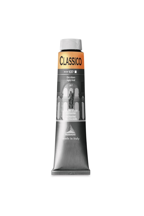 Classico Oil Color - Light Gold, 200 ml tube