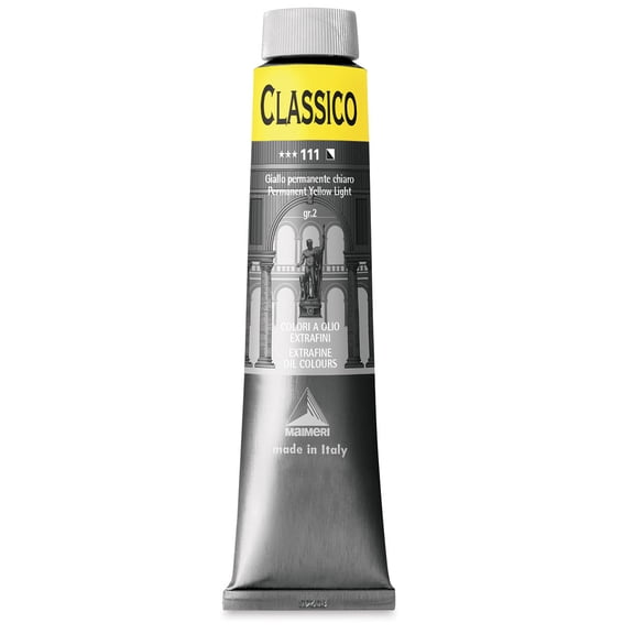 Maimeri Classico Oil Color - Permanent Yellow Light, 200 ml tube