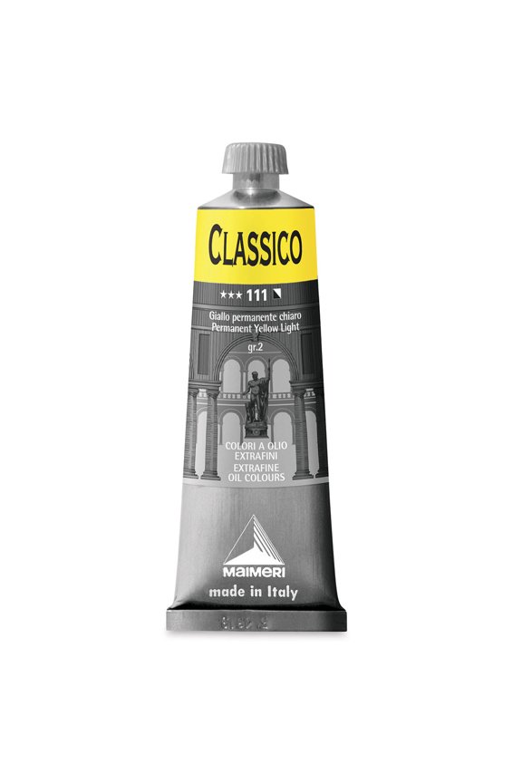 Classico Oil Color - Permanent Yellow Light, 60 ml tube