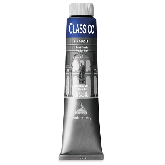 Maimeri Classico Oil Color - Prussian Blue, 200 ml tube