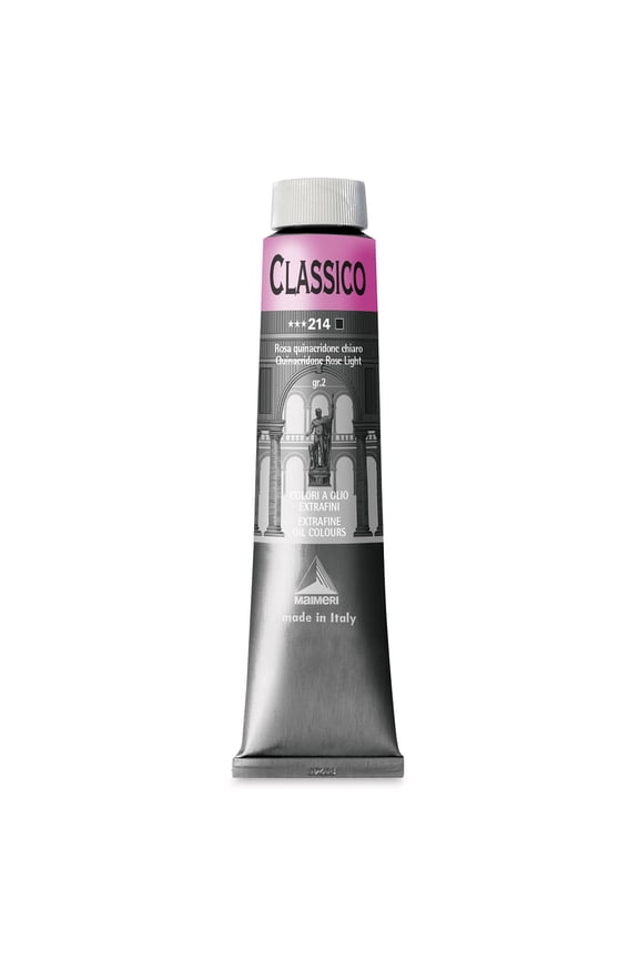 Classico Oil Color - Quinacridone Rose Light, 200 ml tube