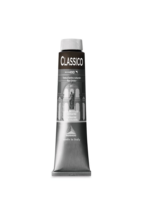 Classico Oil Color - Raw Umber, 200 ml tube