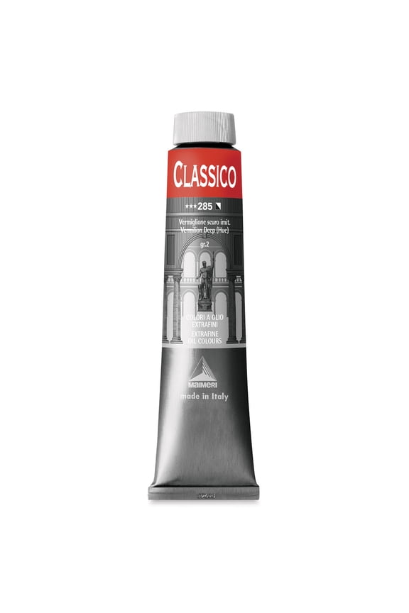 Classico Oil Color - Vermilion Deep (Hue), 200 ml tube