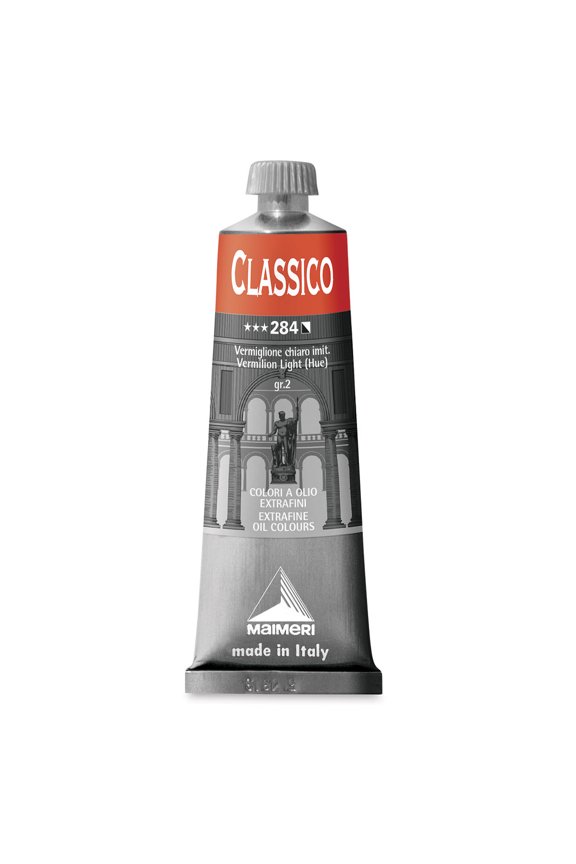 Classico Oil Color - Vermilion Light (Hue), 60 ml tube