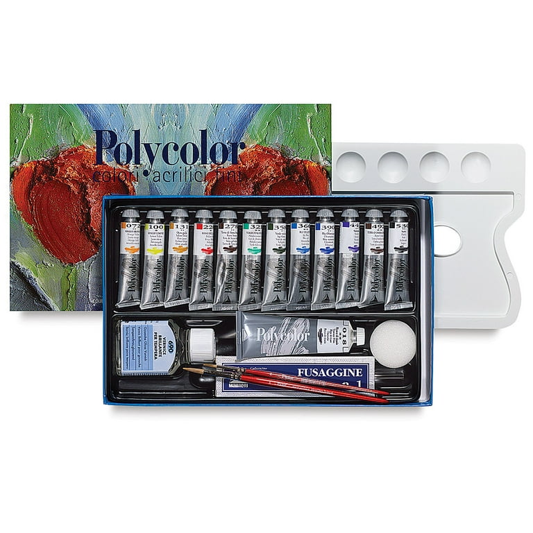 Polycolor acrylic paint for on sale nails