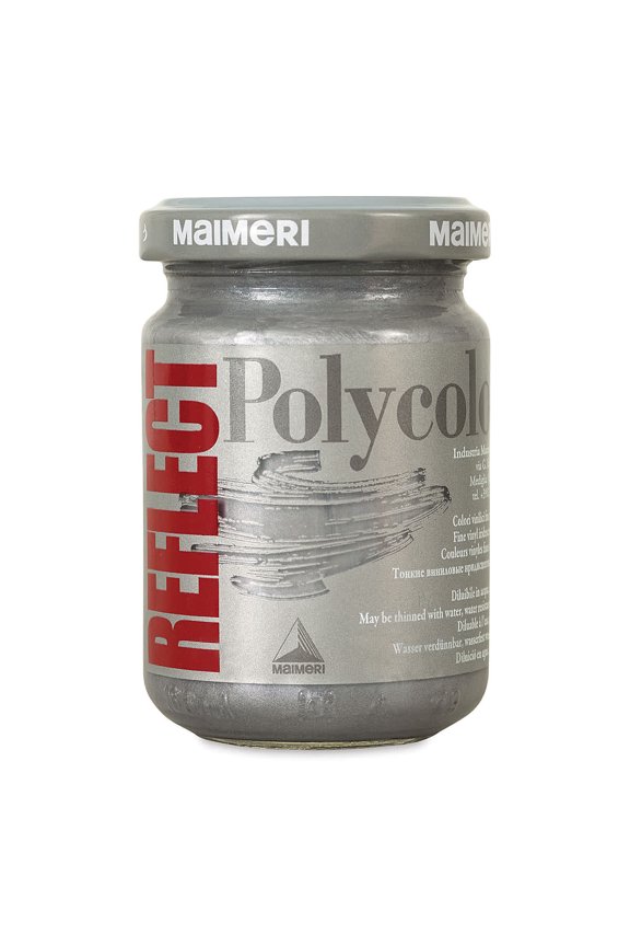 Polycolor Vinyl Paints - Reflect Antique Silver, 140 ml