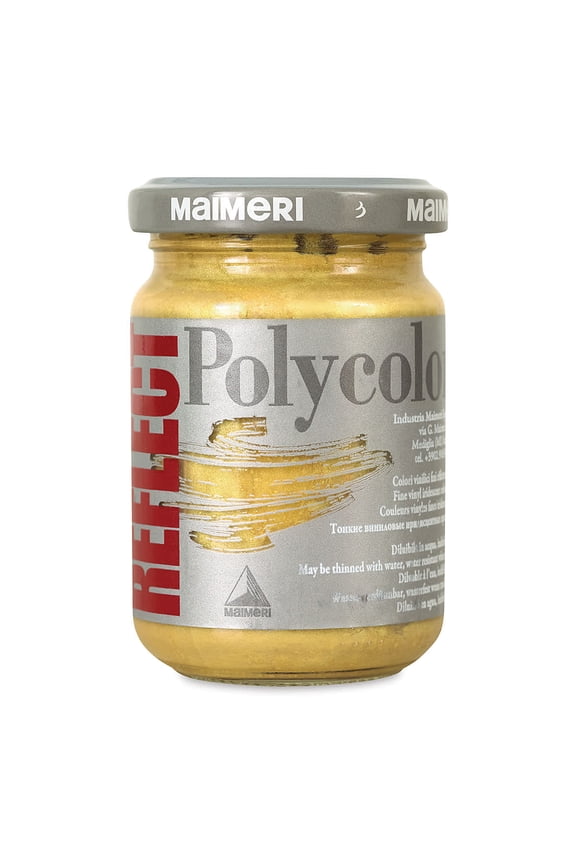 Polycolor Vinyl Paints - Reflect Rich Gold, 140 ml