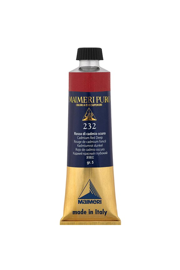 Puro Oil Color - Cadmium Red Deep, 40 ml tube