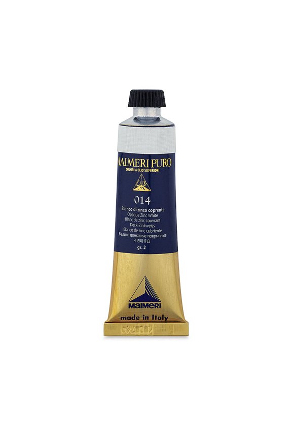 Puro Oil Color - Opaque Zinc White, 40 ml Tube